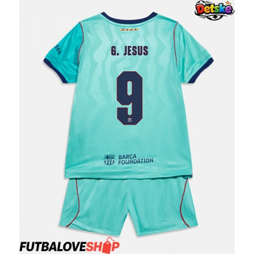 Dres Barcelona Gabriel Jesus #9 Tretina pre deti 2026-27 Krátky Rukáv (+ trenírky)